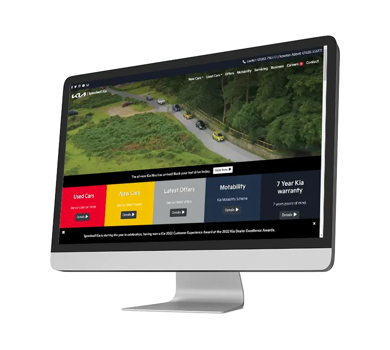 Speedwell Kia | Car Dealer Website Design